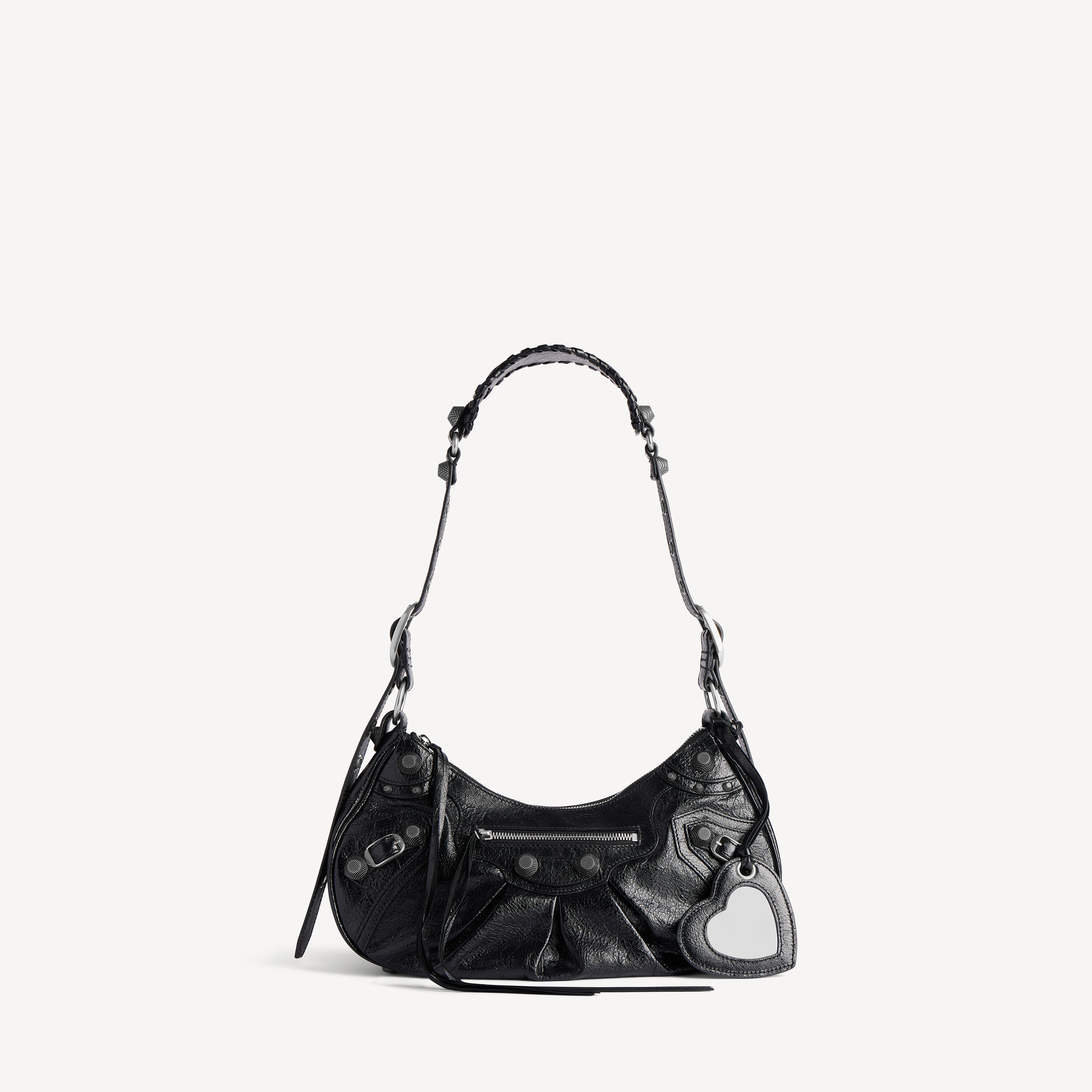Women's Le Cagole Shoulder Bag Small in Black