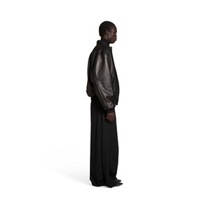 Sporty B Shearling Jacket In Black | Balenciaga US