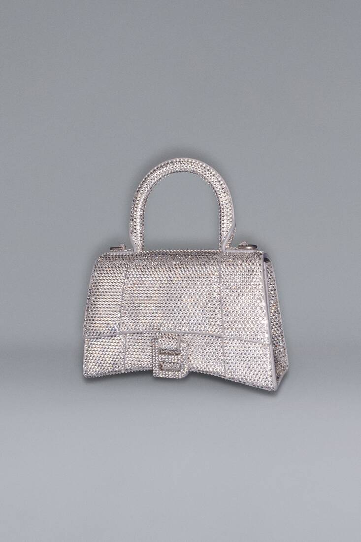 Womens Ville Small Handbag in Blackwhite  Balenciaga US