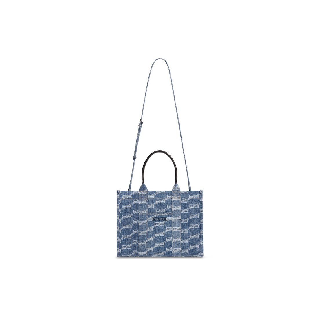 Balenciaga Hardware logo-print Denim Tote Bag - Farfetch