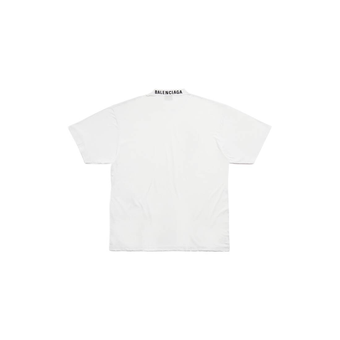 Balenciaga T-shirt Medium Fit in White | Balenciaga US