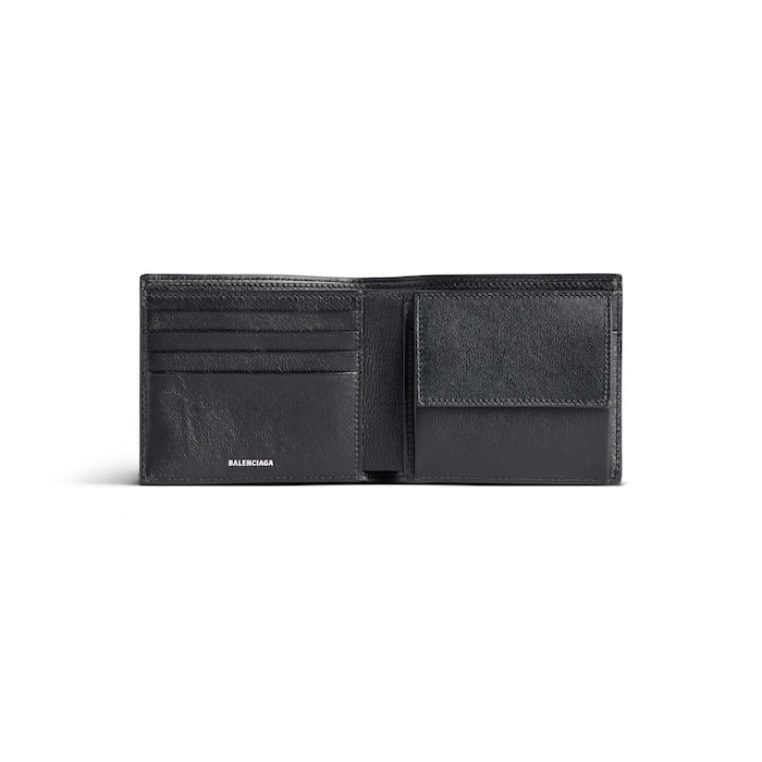 japan exclusive - credit square folded coin wallet