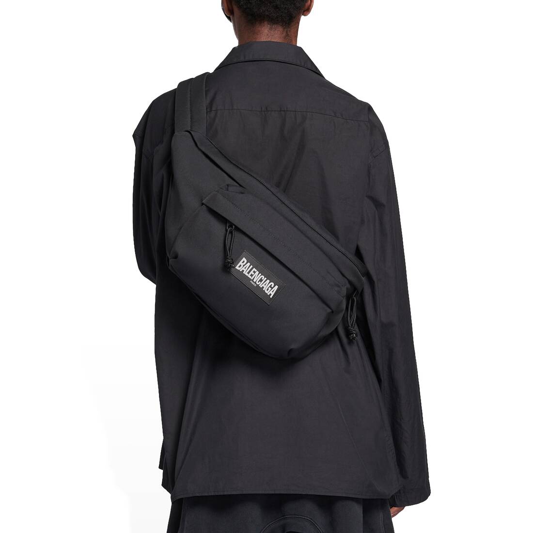 Men's Oversized Xxl Beltpack in Black | Balenciaga US