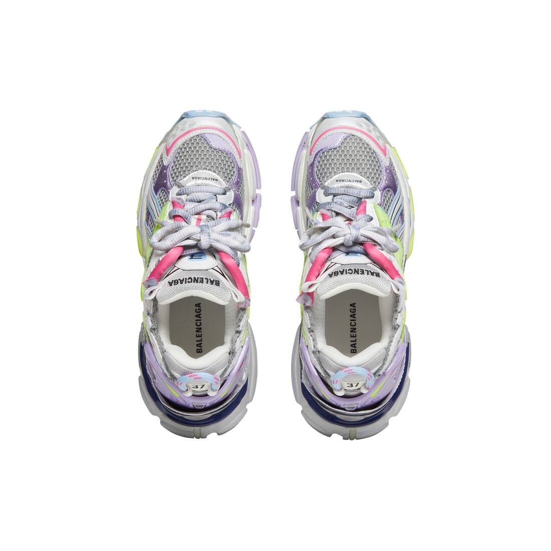 Balenciaga Runner Chunky Sneakers - Grey Sneakers, Shoes - BAL241586