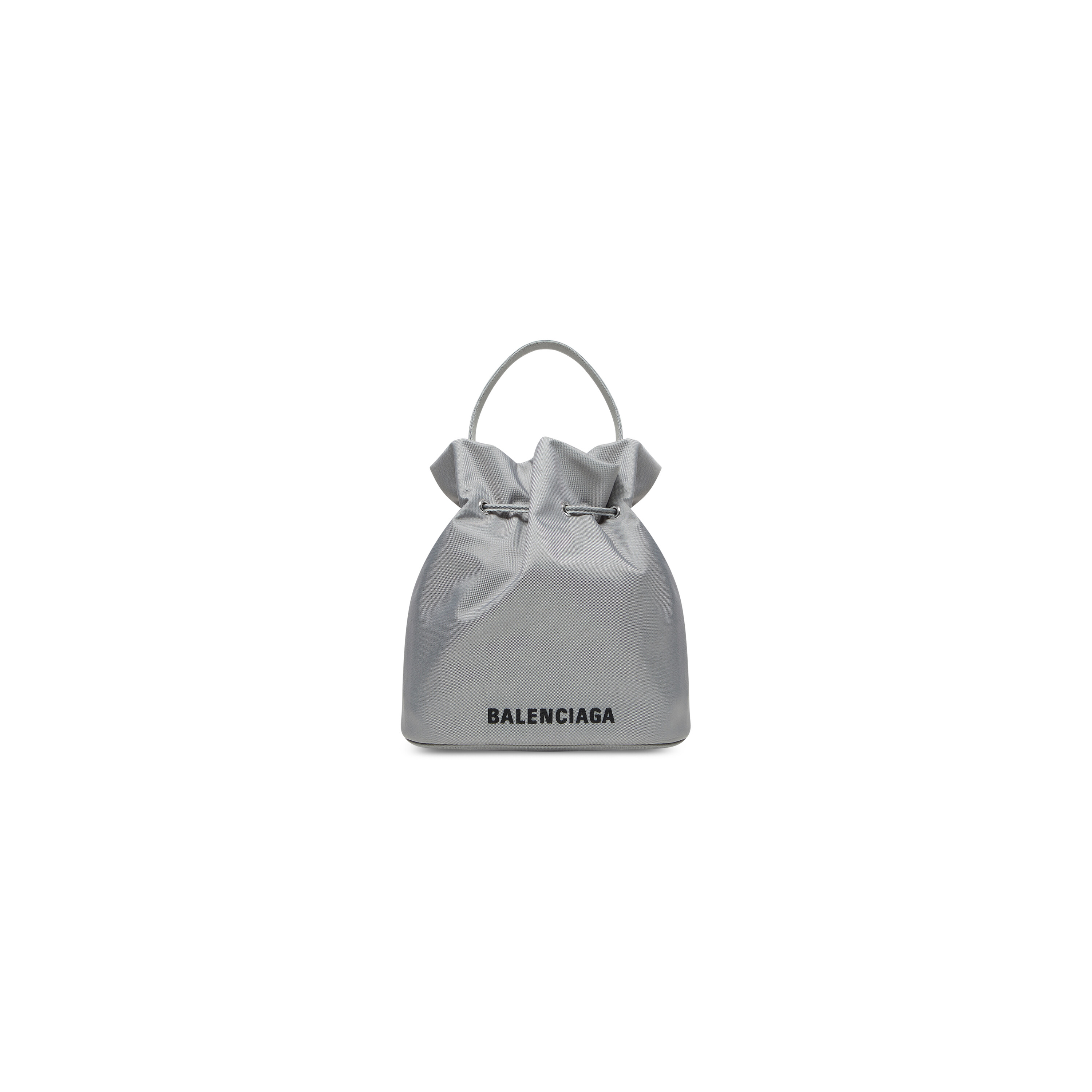 Balenciaga Wheel Drawstring Bucket Bag in Black Nylon ref.754124 - Joli  Closet