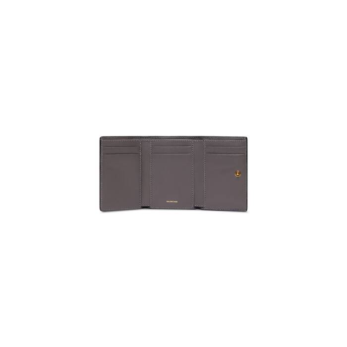 Balenciaga Plate Vertical Compact Wallet