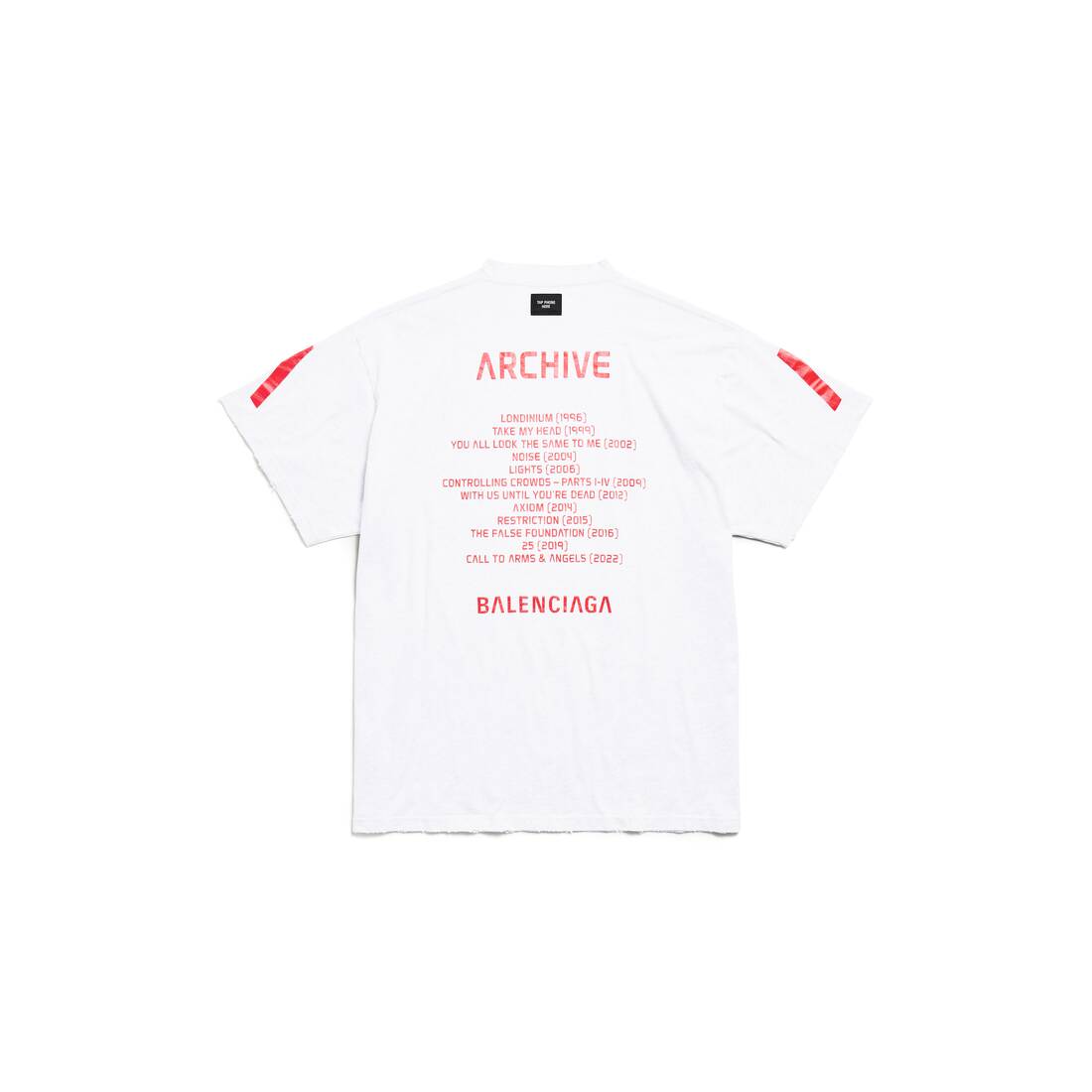 Balenciaga Music | Archive Series Connected T-shirt Oversized in