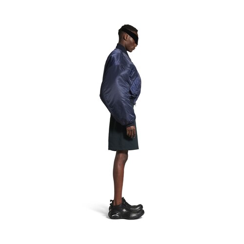 taped balenciaga back shorts
