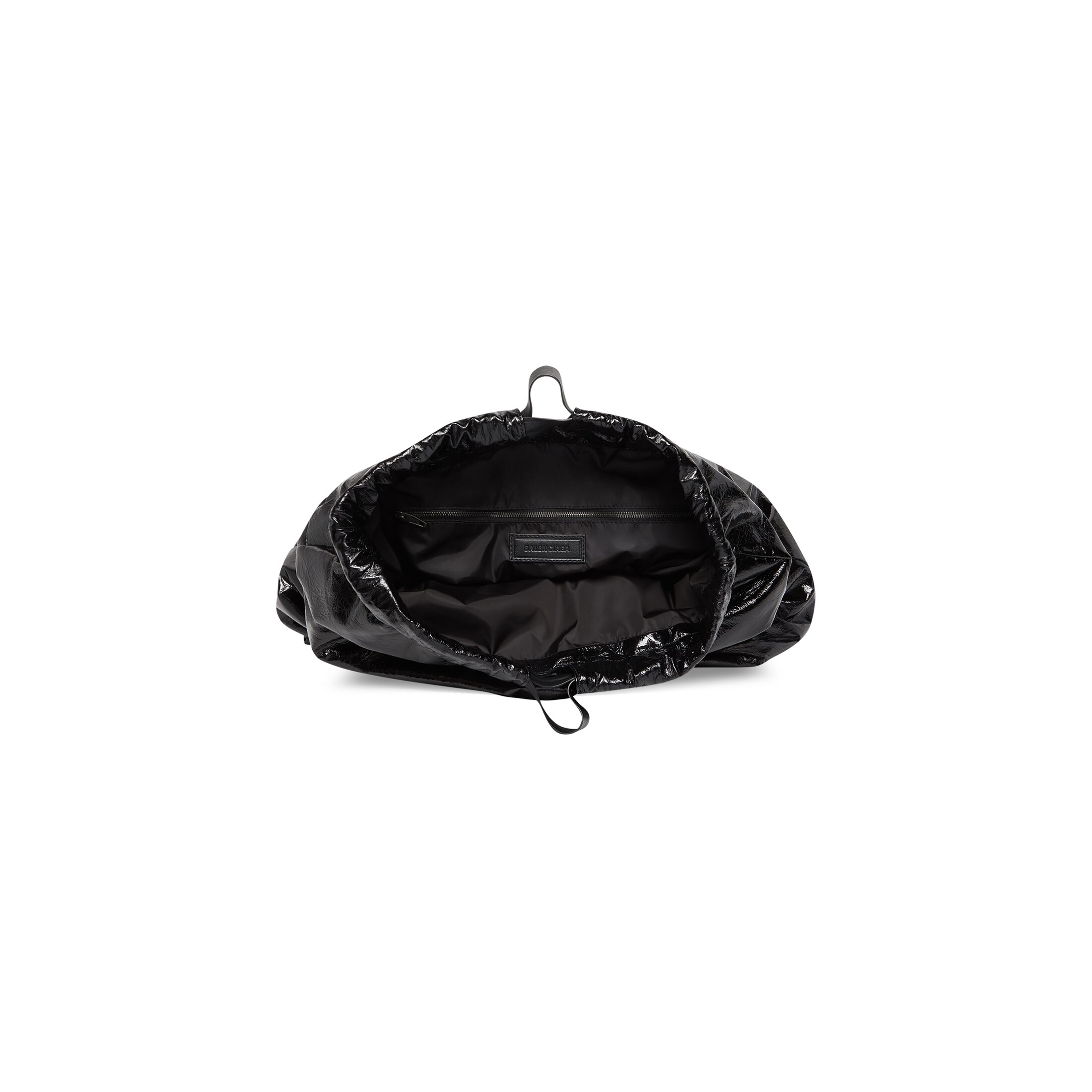 Men's Trash Bag Large Pouch in Black | Balenciaga GB