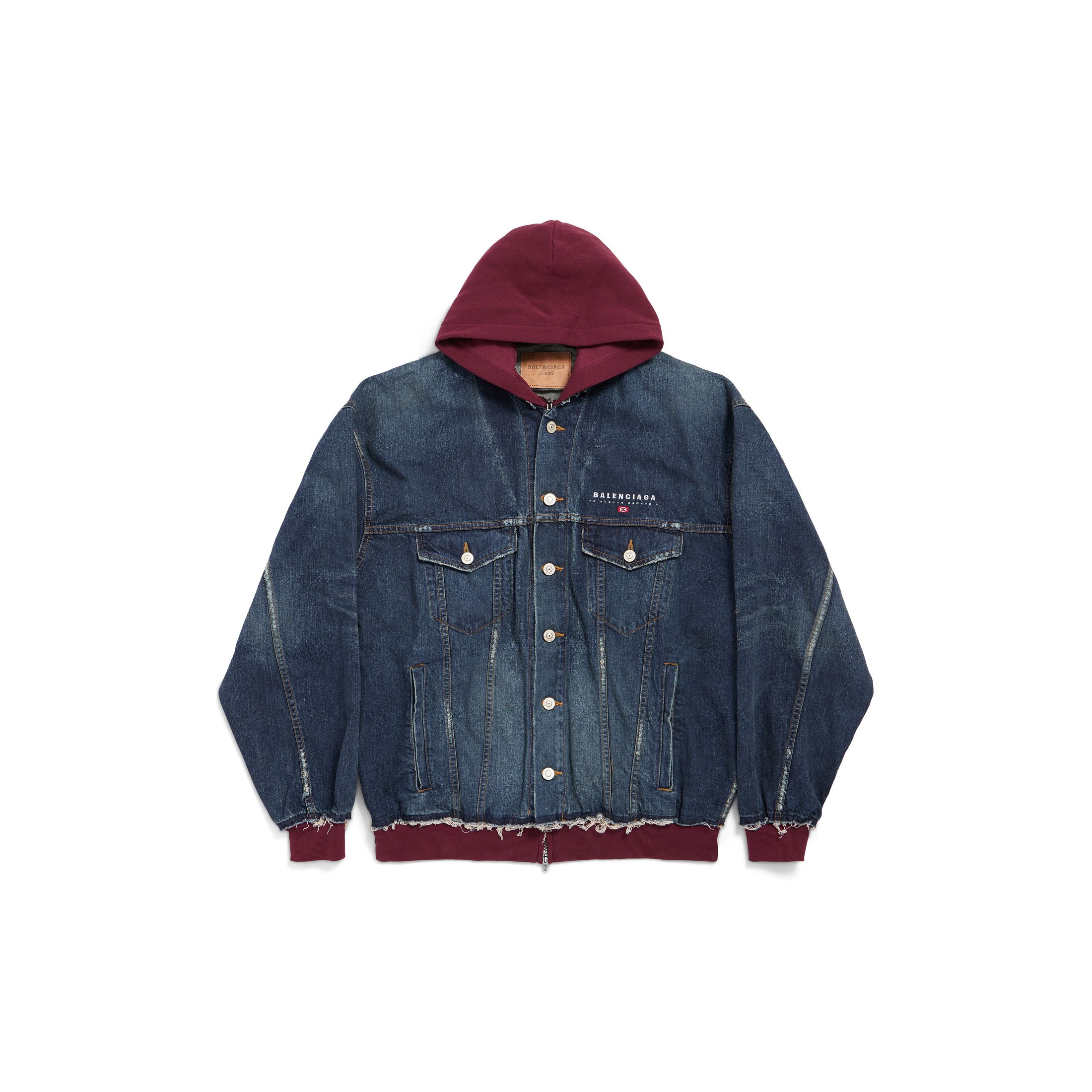patched denim jacket