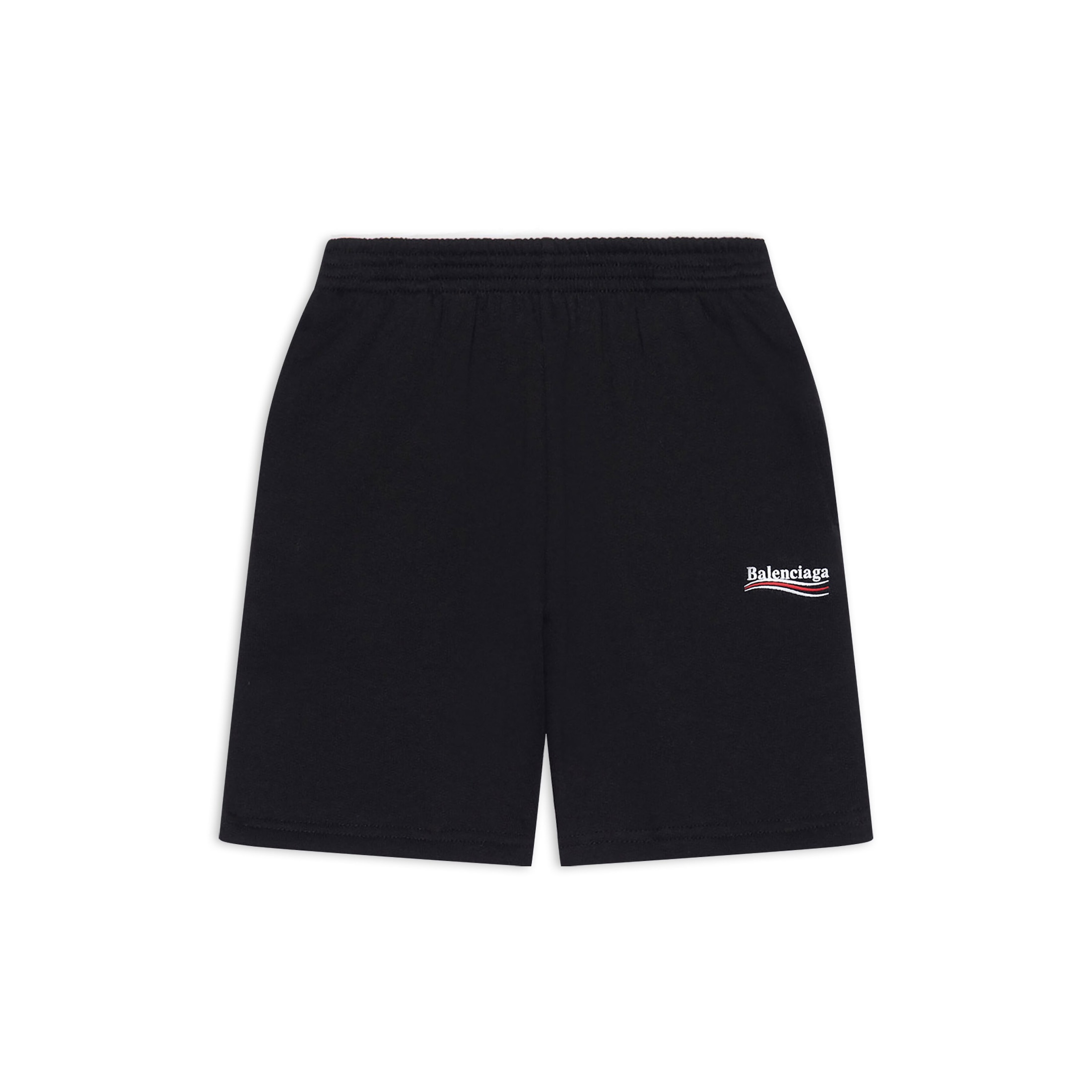 Balenciaga Kids - Political Campaign Jogging Shorts - Black - Unisex - 10 - Cotton