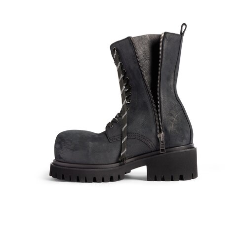 stivaletti con zip stomper