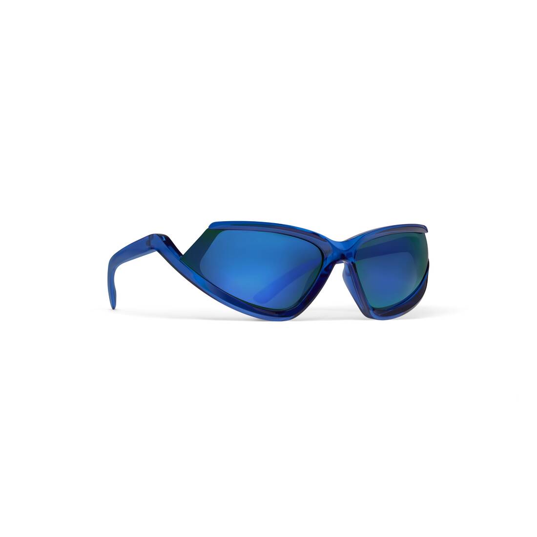 Side Xpander Cat Sunglasses in Blue