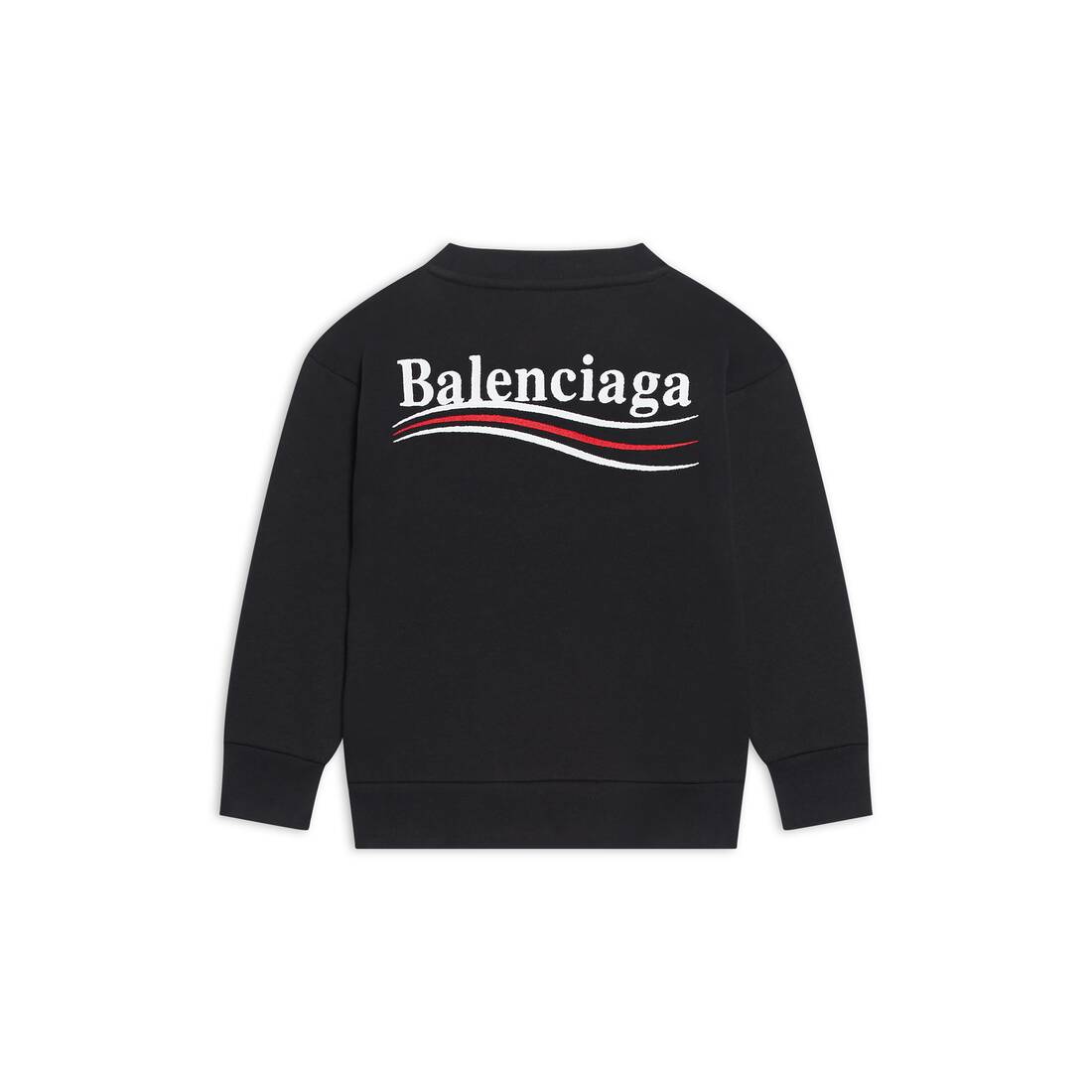 Kids - Political Campaign Sweatshirt in Black | Balenciaga US