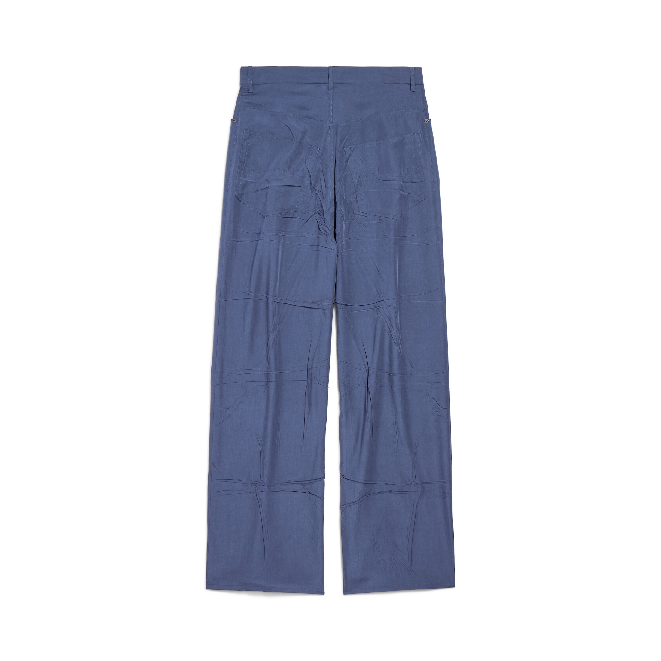 fluid denim pants