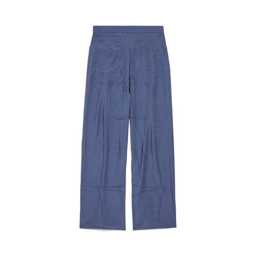 fluid denim pants