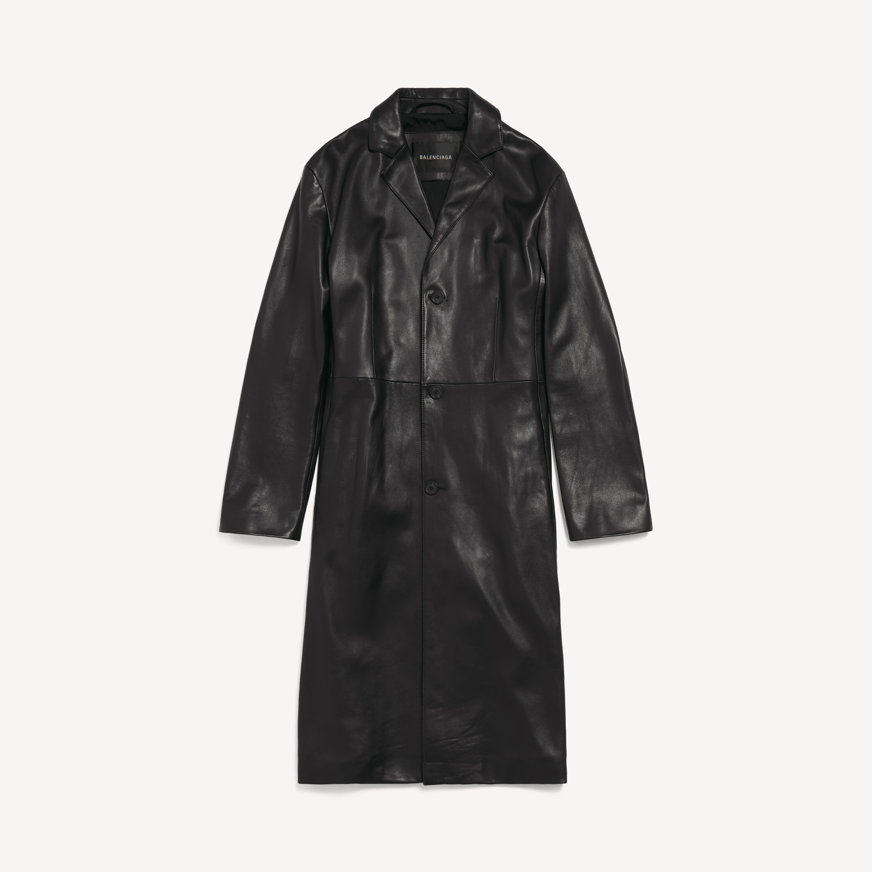 Women's Fitted Coat in Black | Balenciaga FR