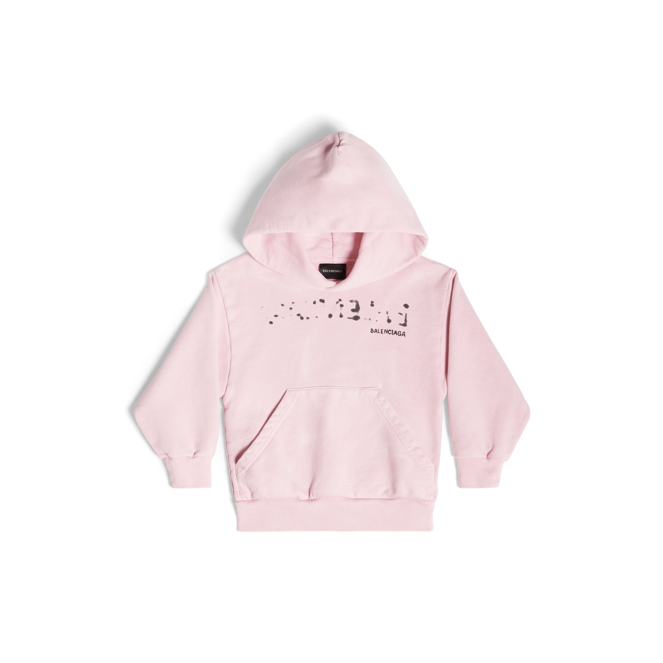 Kids - Hand-Drawn Balenciaga Hoodie - Pink - Man - 8 - Cotton