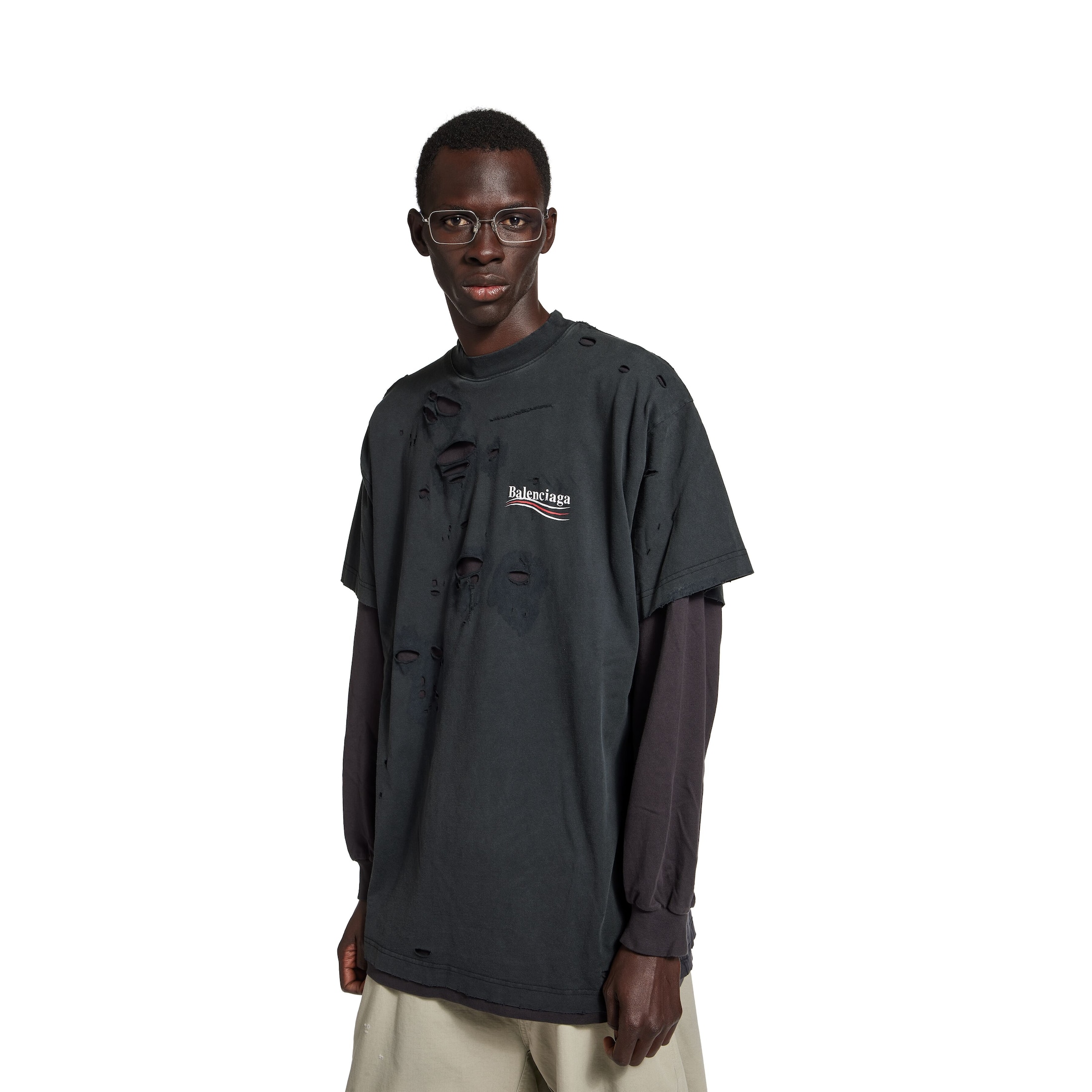 political campaign long sleeve layered t-shirt