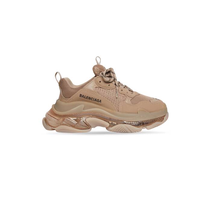 triple s clear sole trainers