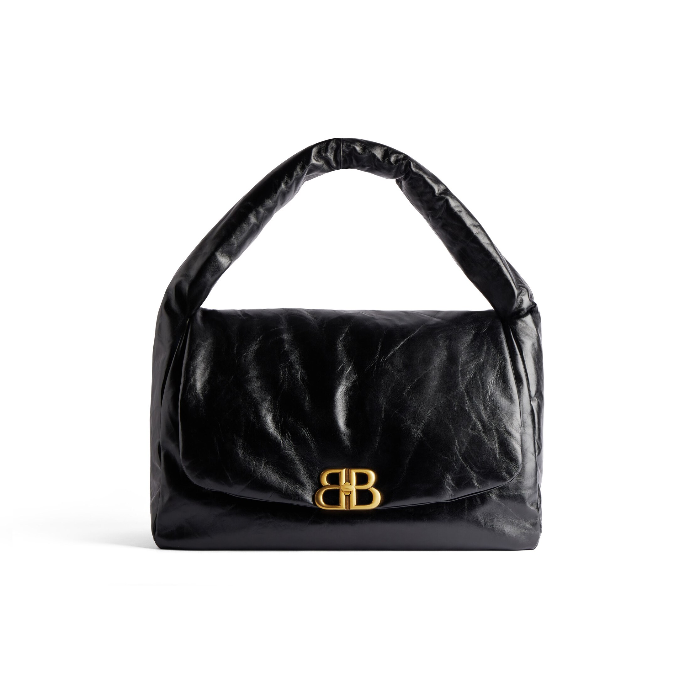 Balenciaga Monaco Large Sling Bag - Black - Women's - Calfskin