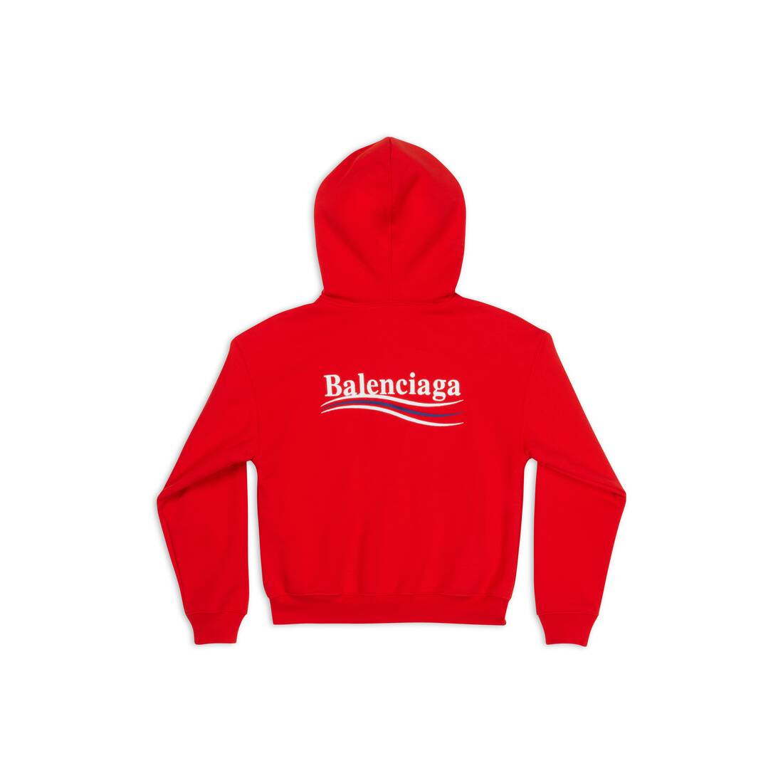 Balenciaga turn wide fit zip up hoodie