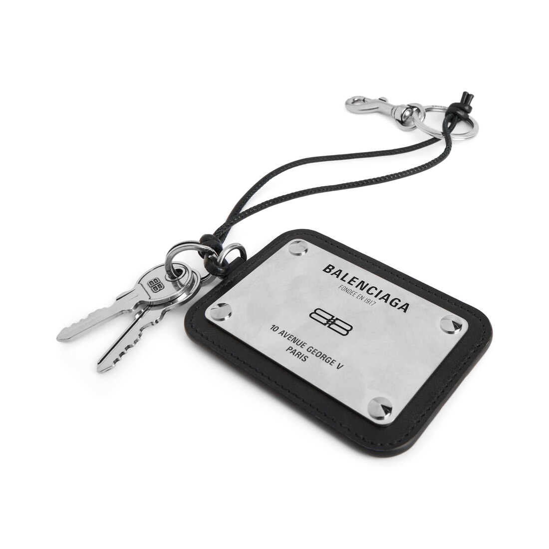 【送料込】BALENCIAGA★LOLA キーリング Men's Charm/keychain Lola in Black/silver | Balenciaga US