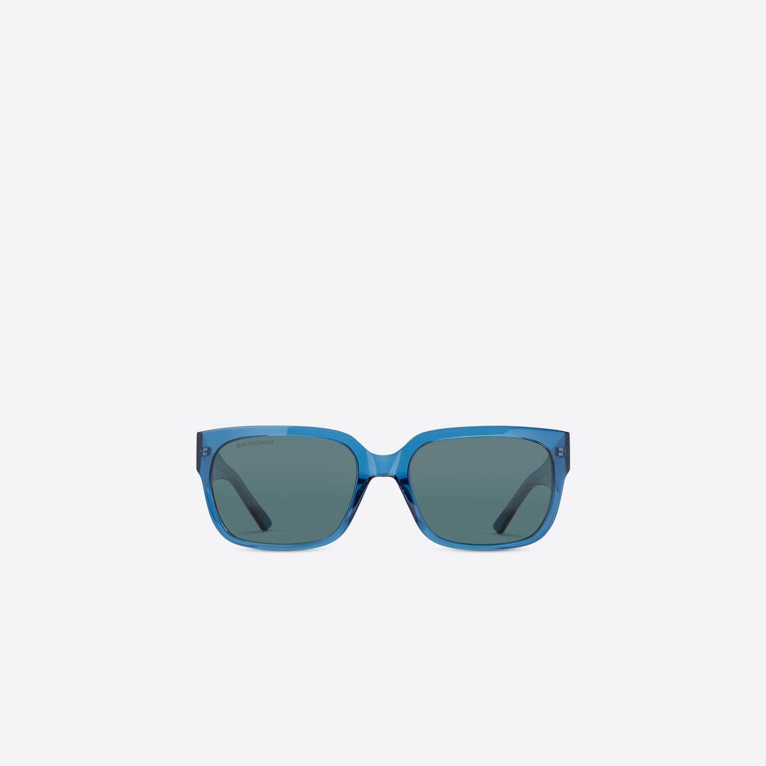blue frame sunglasses