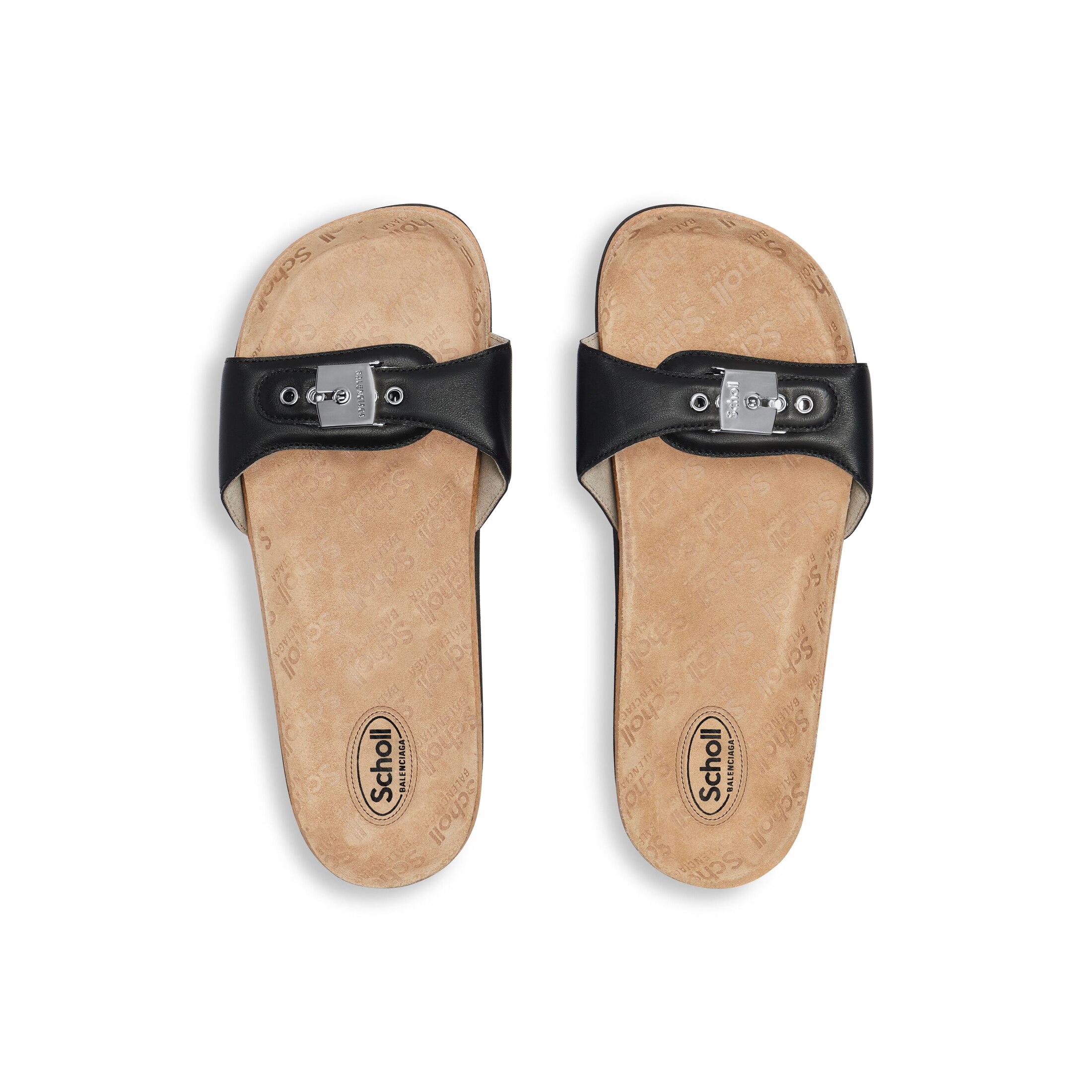 balenciaga i scholl flat sandal
