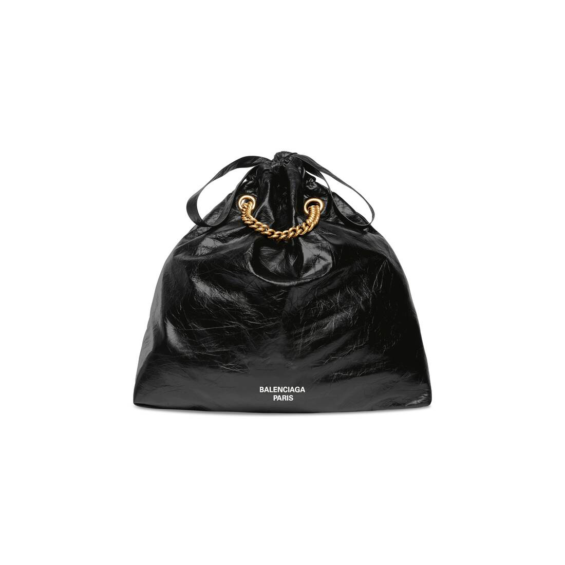 Diamonds Are Eternal Genuine Patent Leather Quilted Bag 