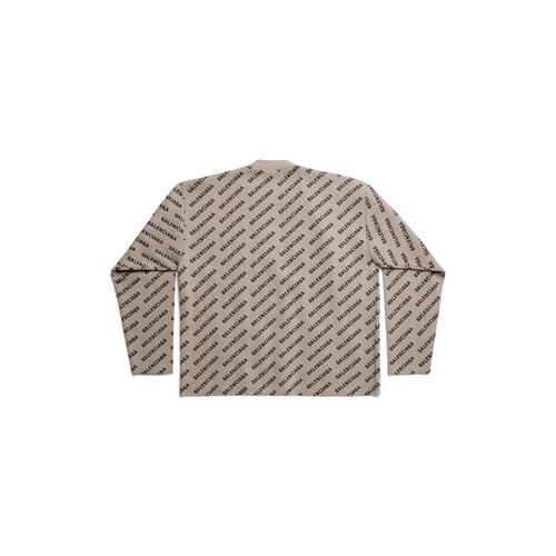 mini allover logo cardigan