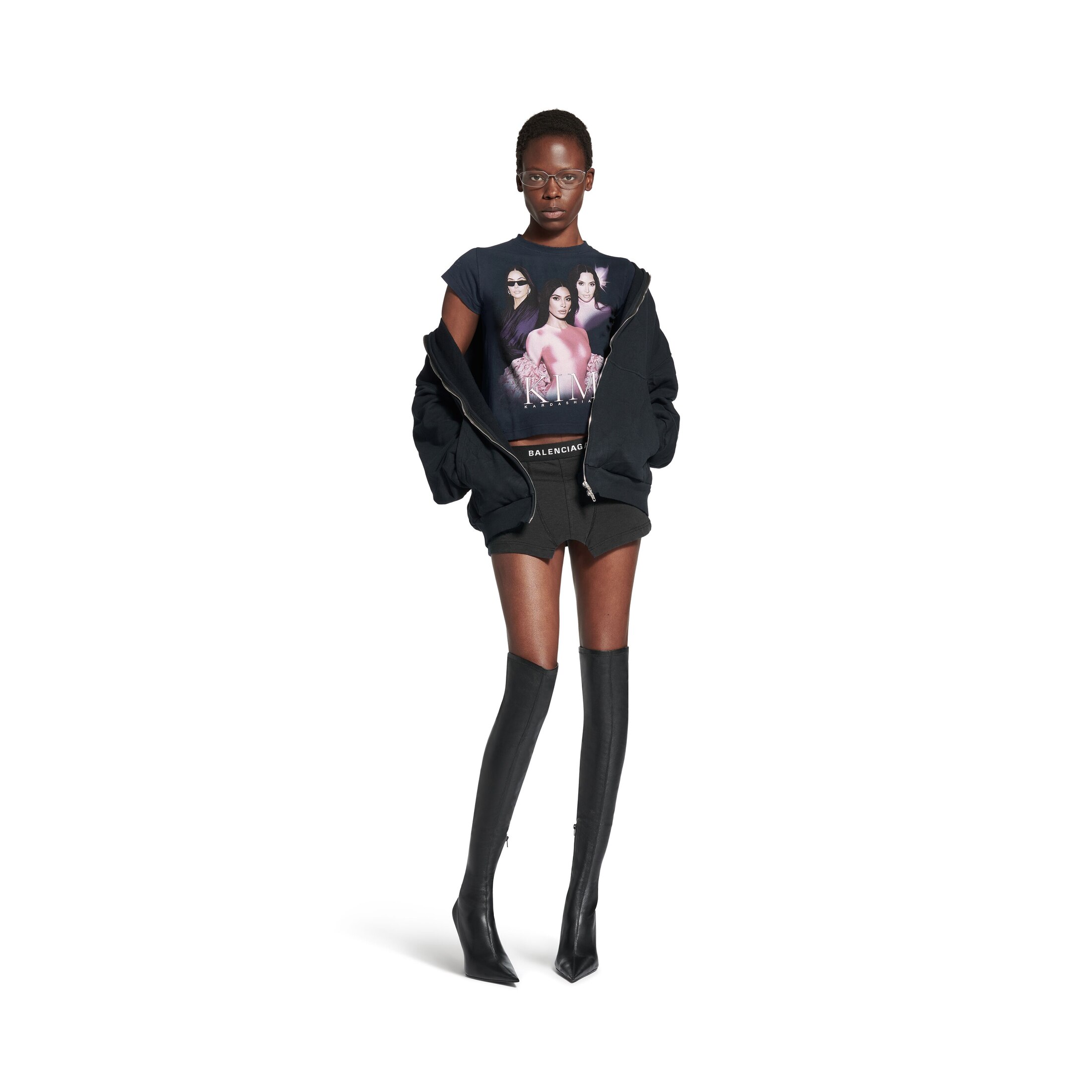 kim k shrunk t-shirt