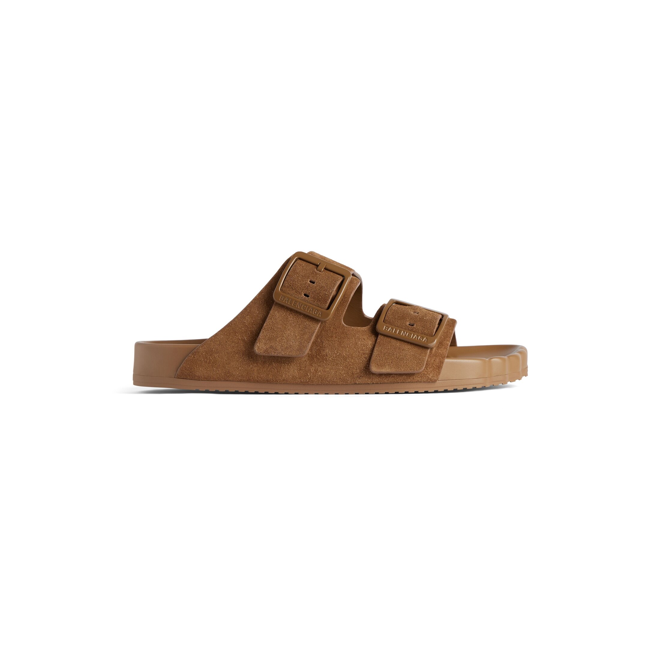 Balenciaga Sandale Sunday - Marron - Homme - 44 - Cuir De Veau