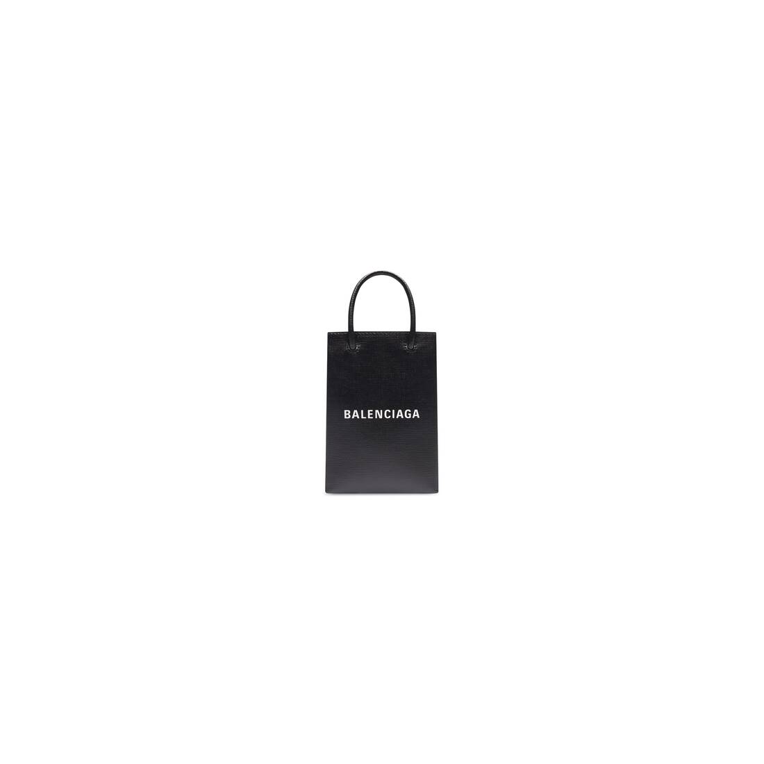 sangrado Perezoso Acera Mini Shopping Bag in Black | Balenciaga US