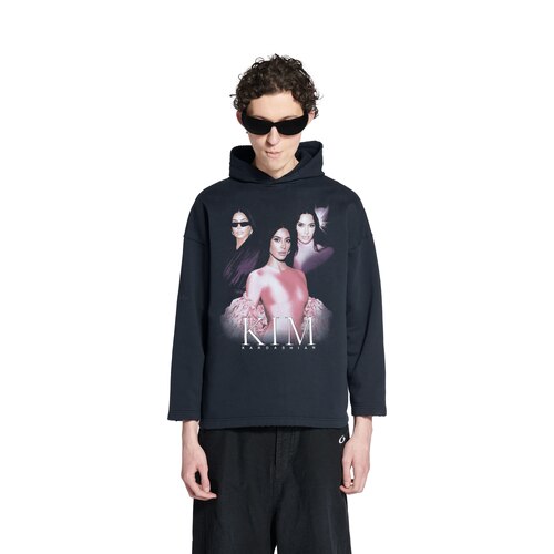 kim k no rib hoodie连帽卫衣