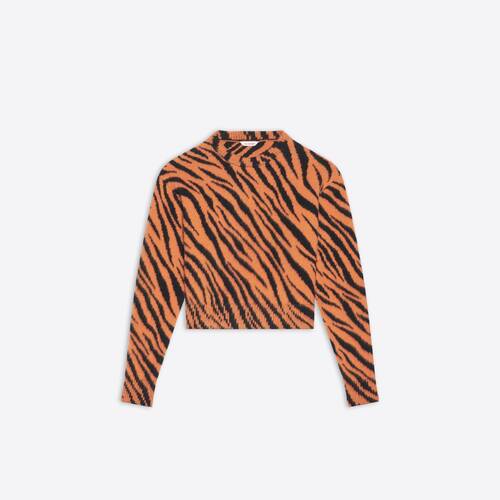 year of the tiger cropped sweater