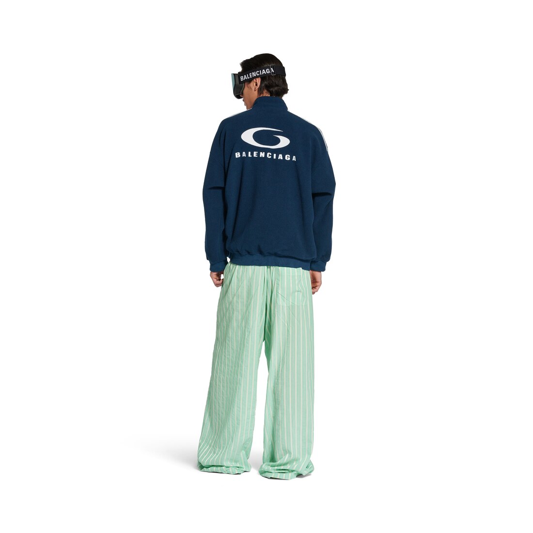 【送料込】BALENCIAGA★Pyjama パンツ ホワイト の ウィメンズ ラージ Pyjama パンツ スニーカー