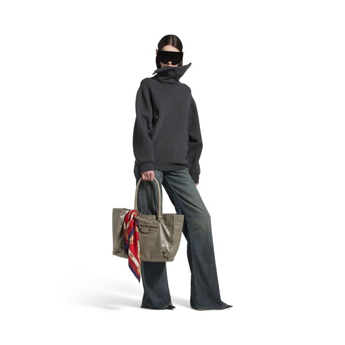 トートバッグ BALENCIAGA FW25 'Le City Bag M' handbag (8230582AB09 1000) Medium-8230582AB2A1143_F.jpg?v=1