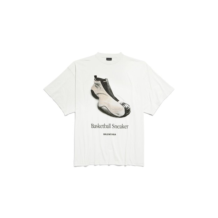 basketball sneaker t-shirt oversized