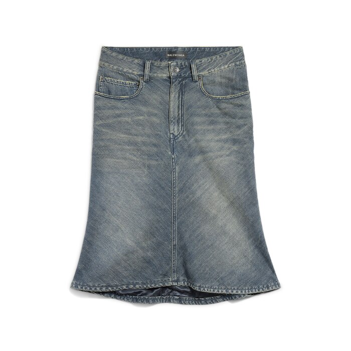 jupe midi godet