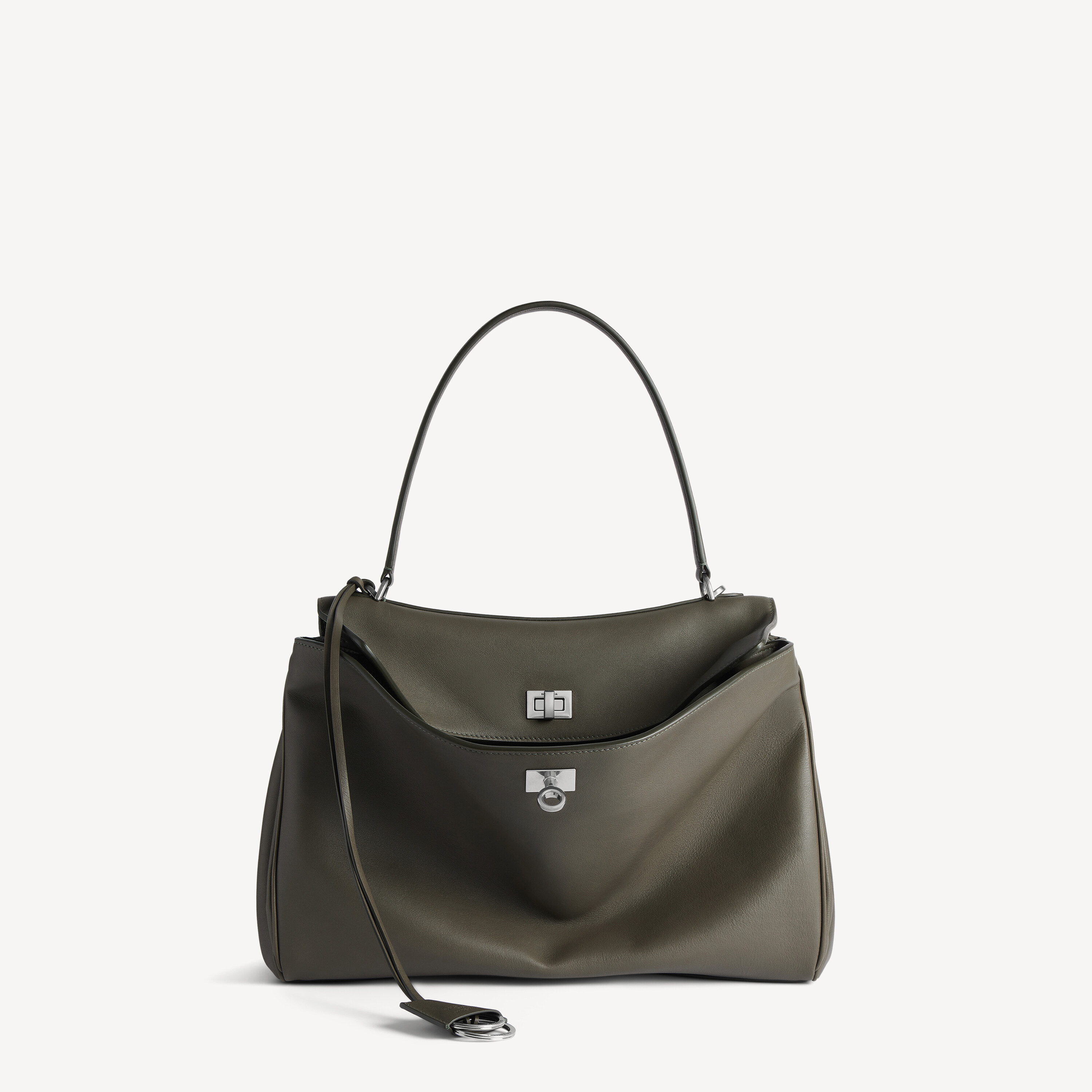 Women's Rodeo Handbag Medium in Light Espresso Balenciaga US