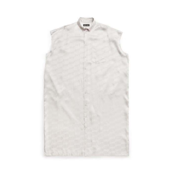 bb monogram rawcut dress