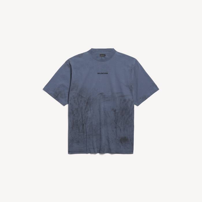 t-shirt balenciaga back fit medium