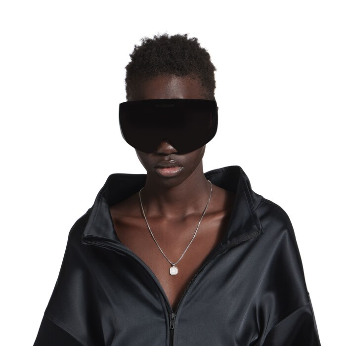 nano square long necklace