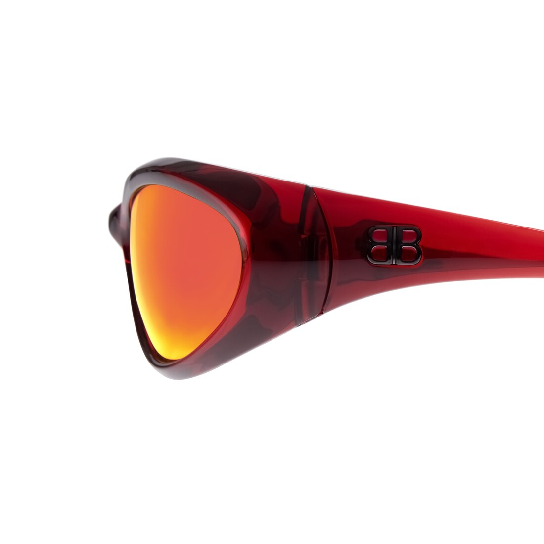 Sporty B Round Af Sunglasses in Red | Balenciaga US