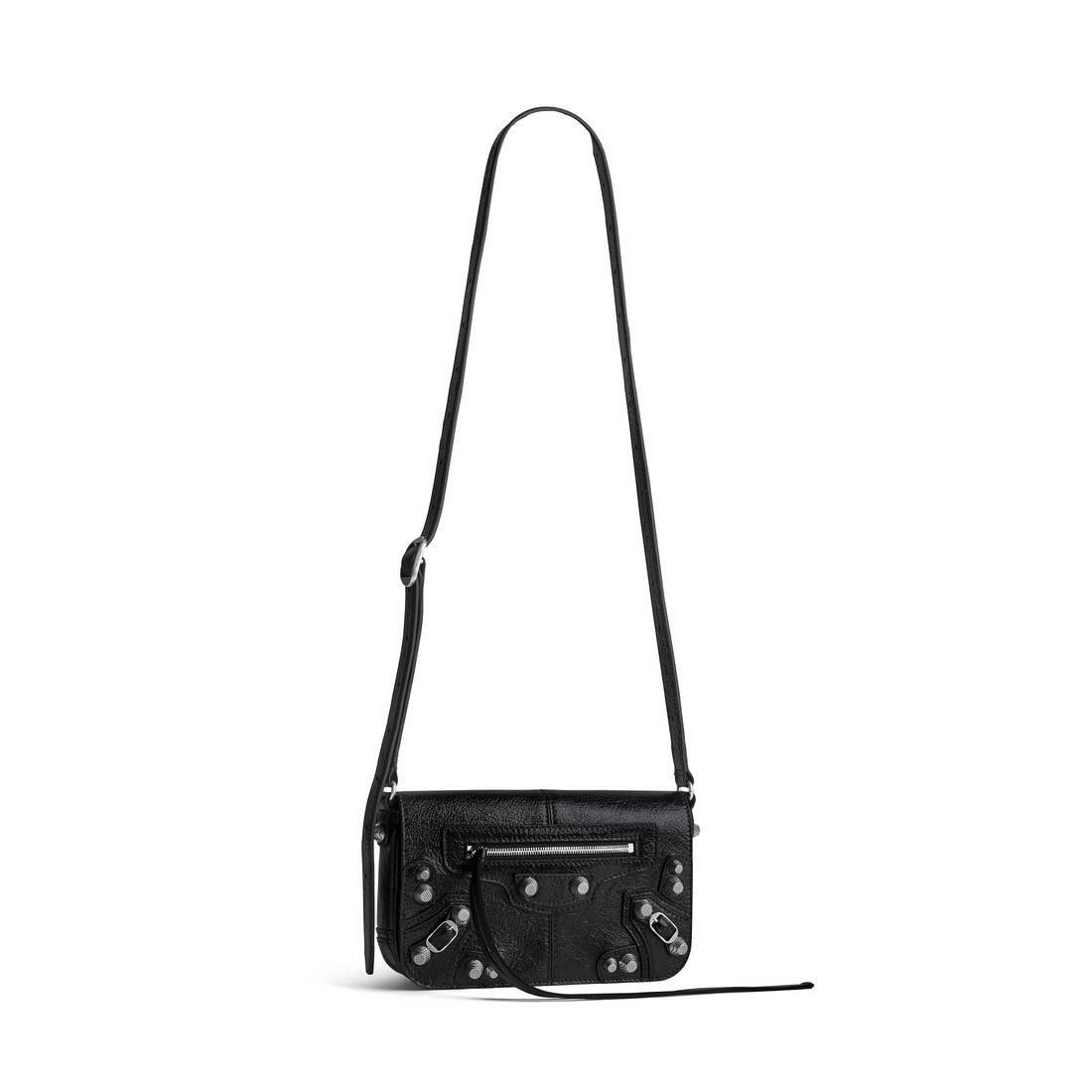 발렌시아가 남성 블랙 레 카골 미니 플랩 백 781911210KR1000