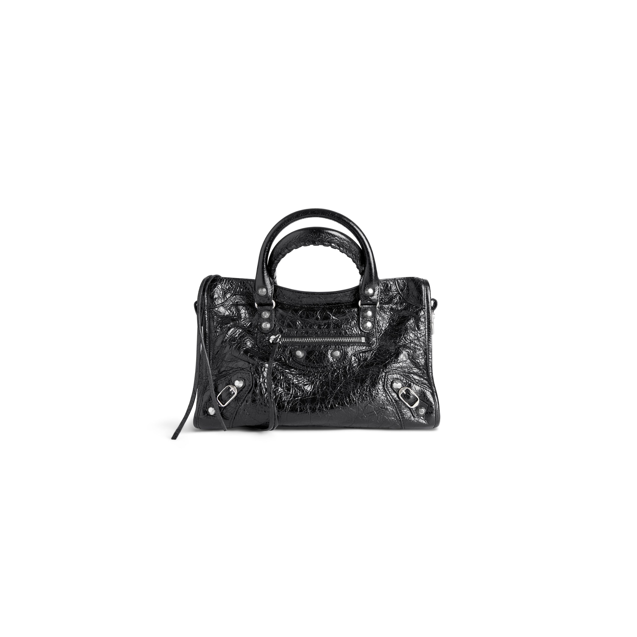 Balenciaga Bolso Le City Pequeño - Negro - Unisexo -Piel De Cordero