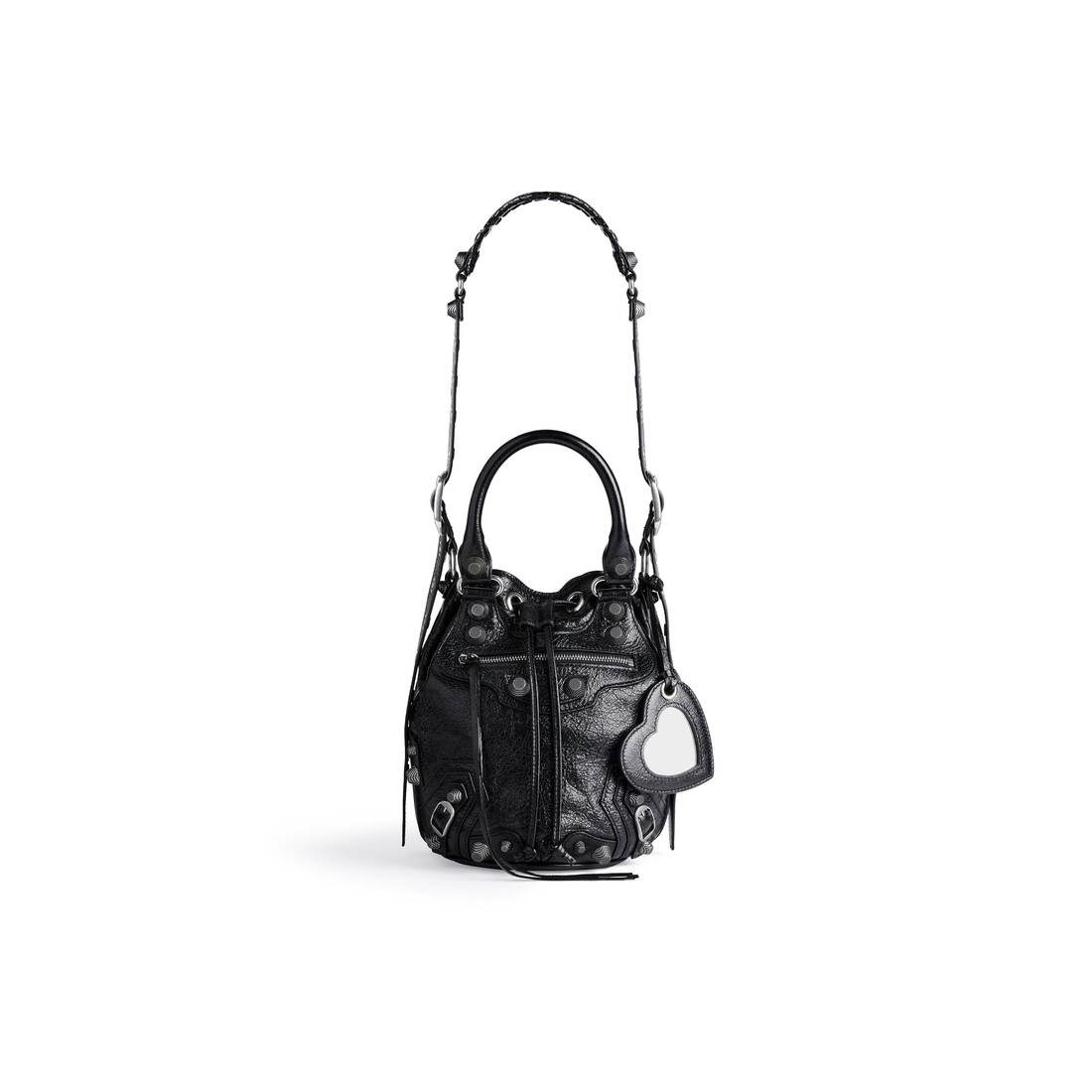 Balenciaga S Le Cagole Leather Bucket Bag
