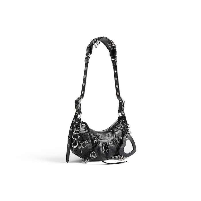 le cagole xs shoulder bag with piercings