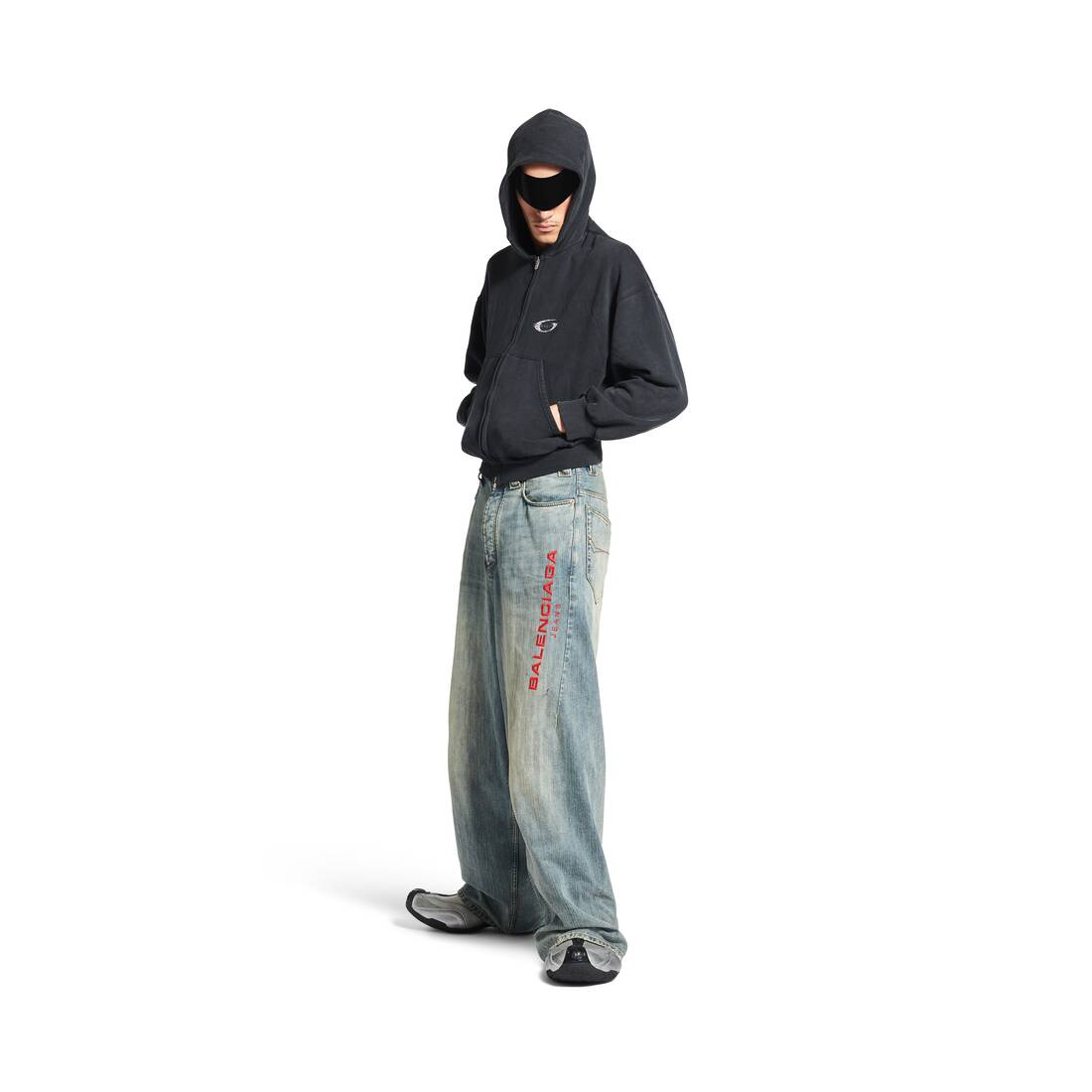 Men's Baggy Pants in Stained